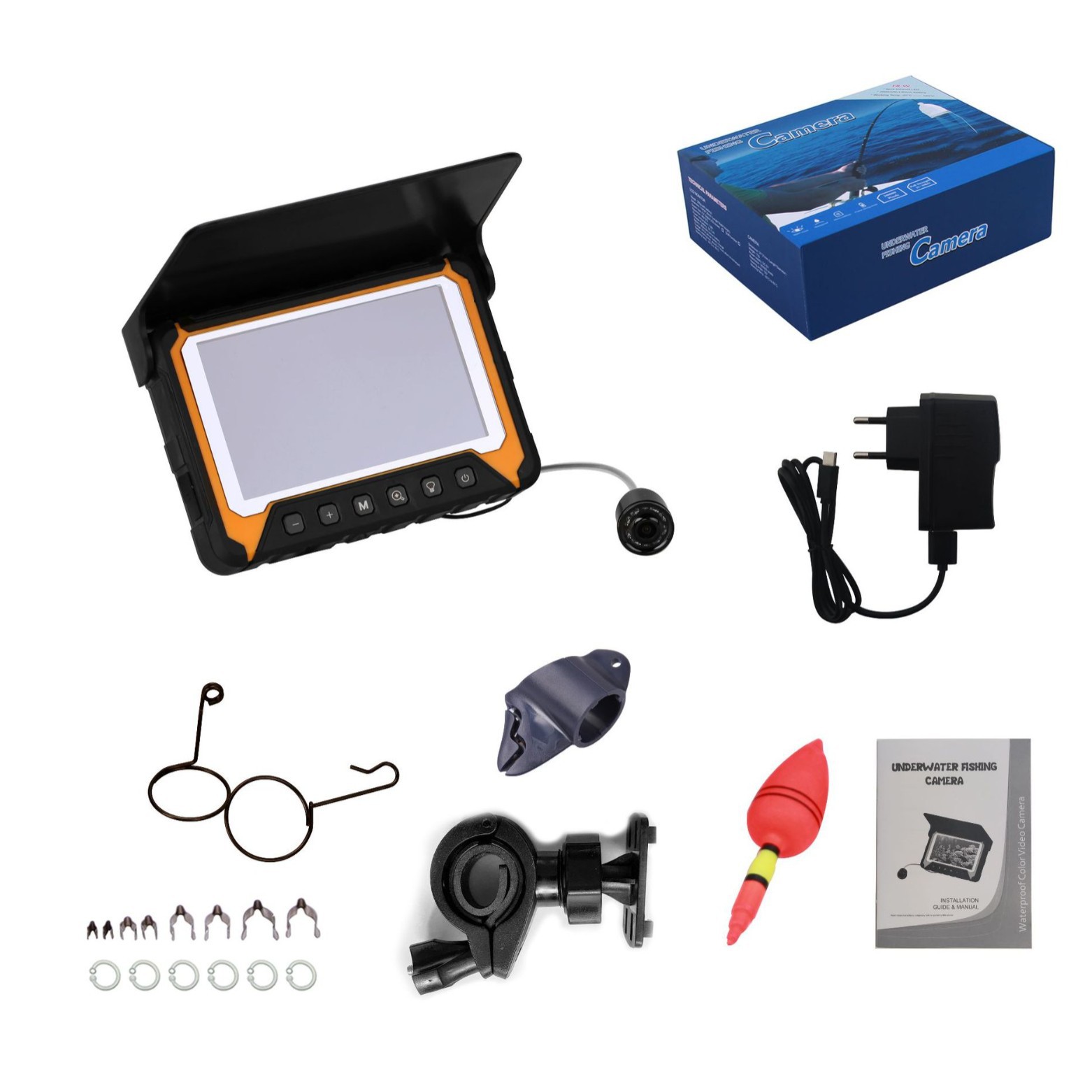 Underwater Fishing Camera - 5Inch IPS Screen Underwater 15/20/30M Fishing
