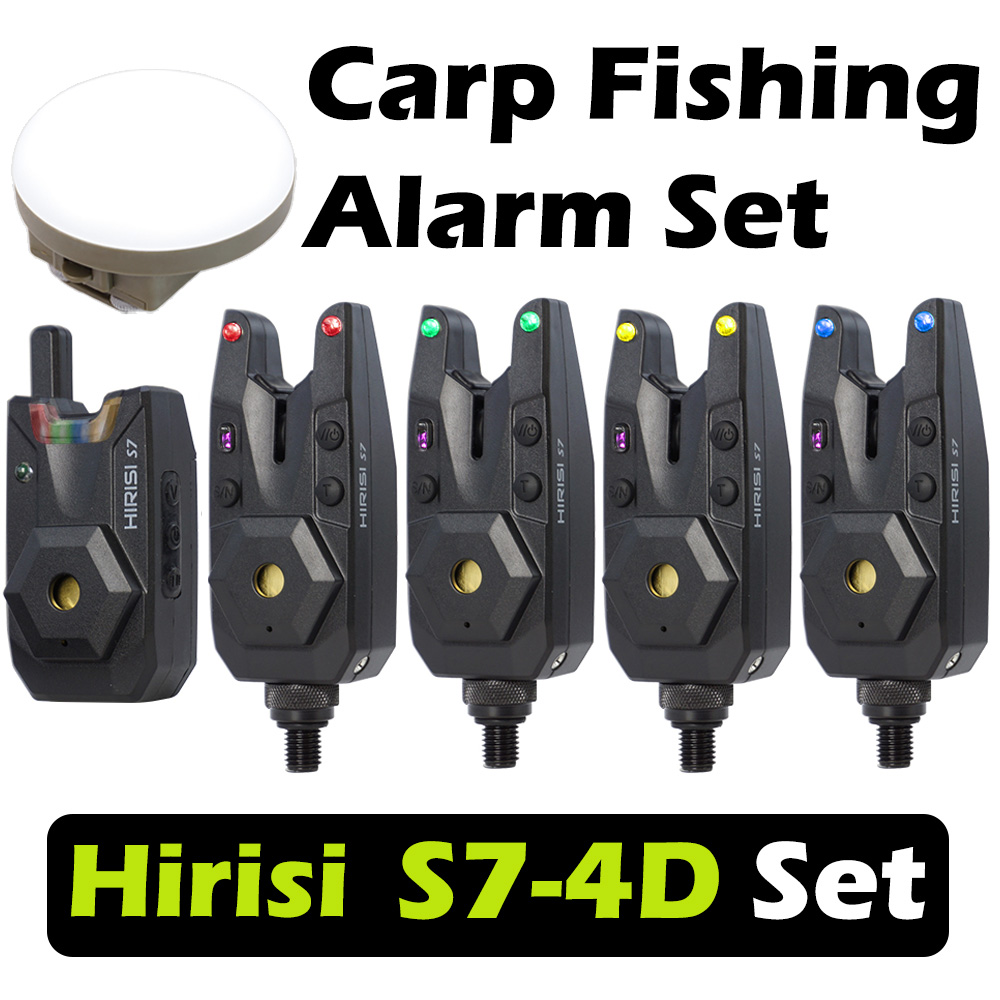Bite Alarm Fishing - Hirisi S7-4D Wireless Carp Fishing Bite
