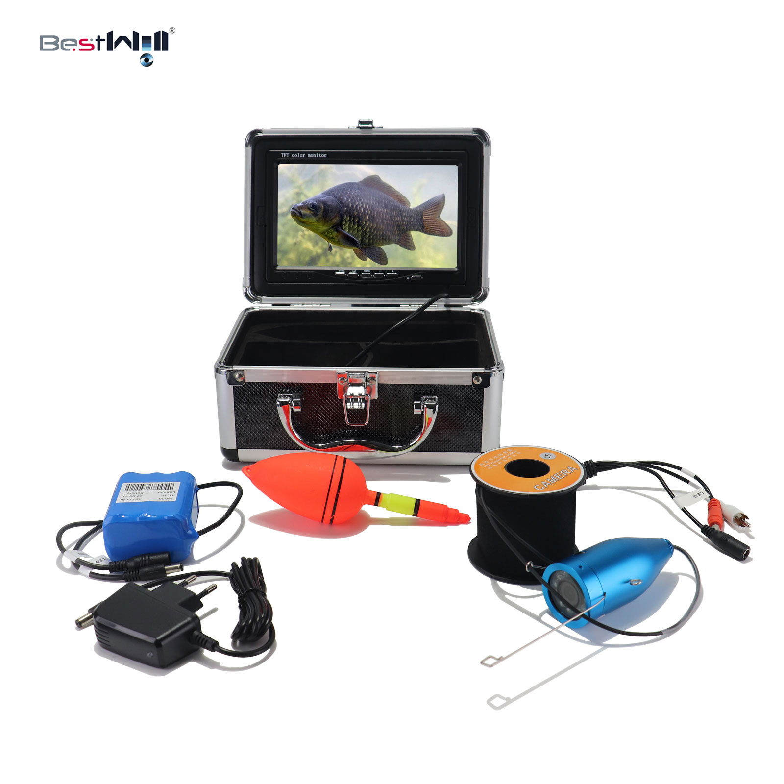 Underwater Fishing Camera - 7 Inch IPS Screen 15/20/30M 1000TVL