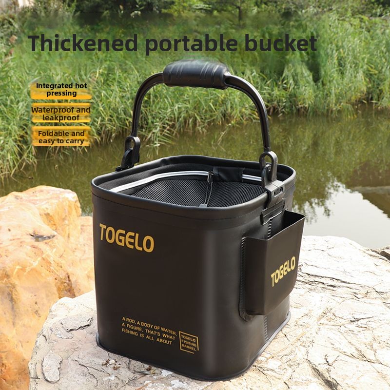 Fish bucket New folding fishin - Fishing Equipment ulasan dan harga