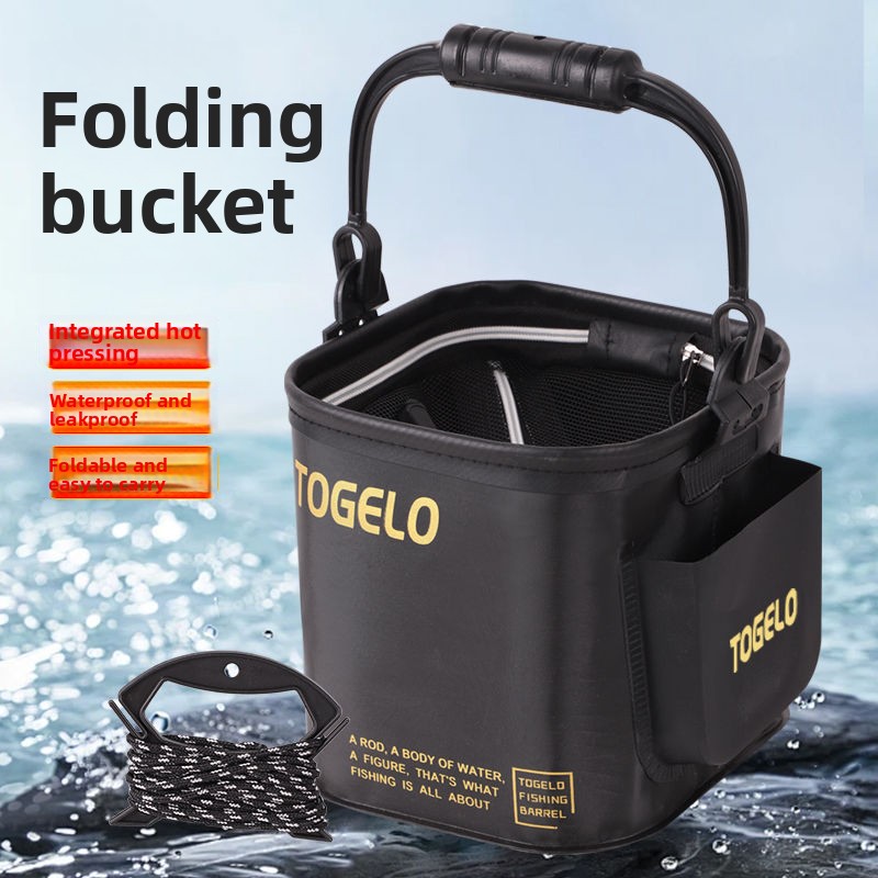 Fish bucket New folding fishin - Fishing Equipment ulasan dan harga