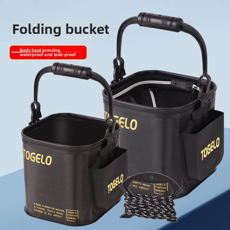 Fish bucket New folding fishin - Fishing Equipment ulasan dan harga