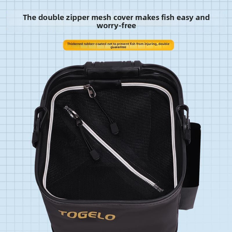 Fish bucket New folding fishin - Fishing Equipment ulasan dan harga