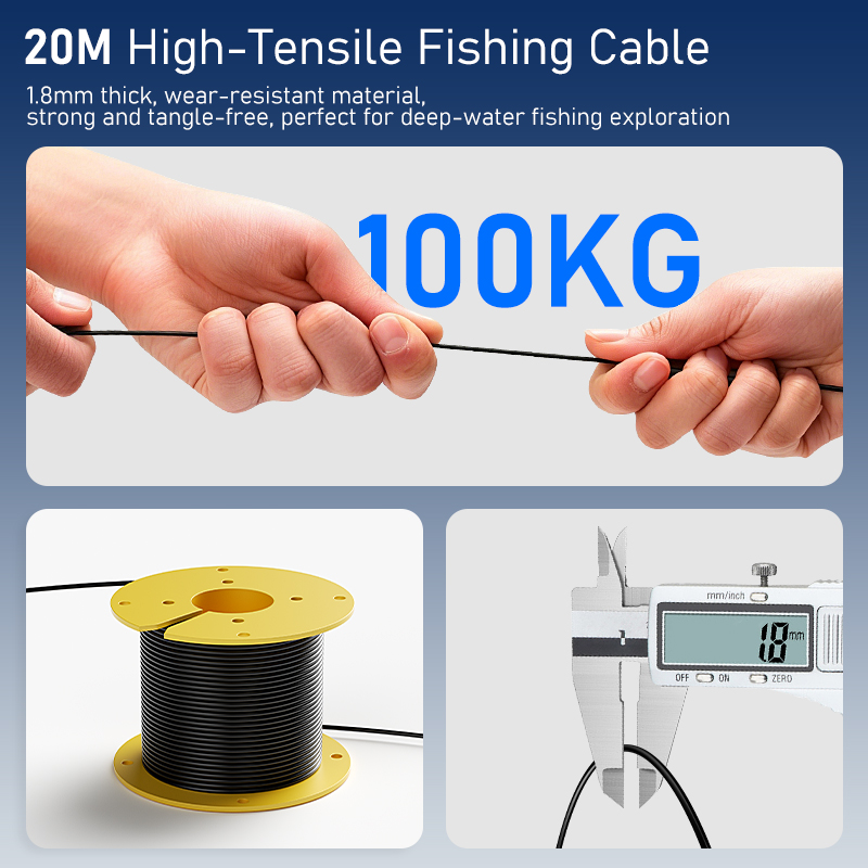 4.3'' LCD Portable Fish Finder - Underwater Fishing Camera ulasan dan harga