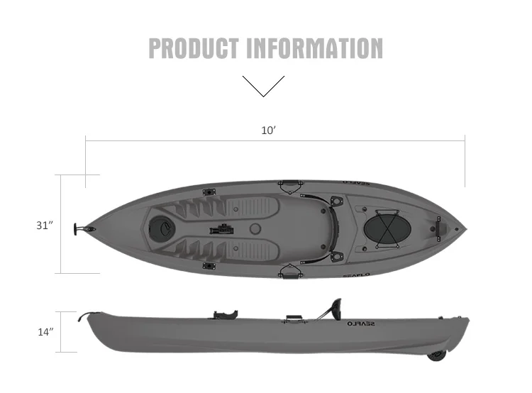 10ft 1 Person HDPE Plastic Boa - Fishing Equipment ulasan dan harga