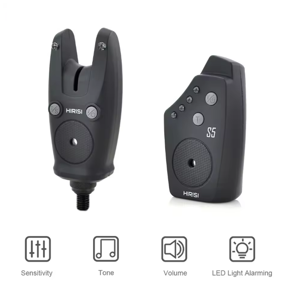 Hirisi S5 Carp Fishing Bite Al - Bite Alarm Fishing ulasan dan harga