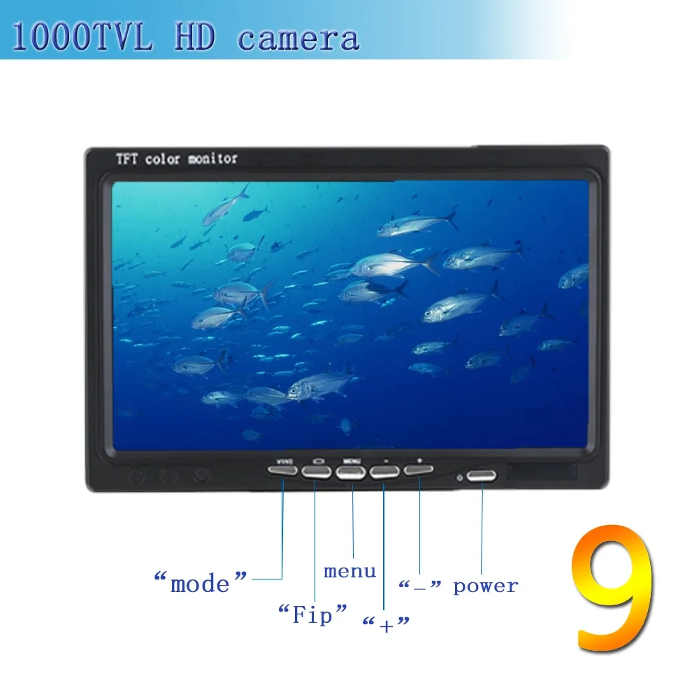 Fish finder F08A 9inch Underwa - Underwater Fishing Camera ulasan dan harga