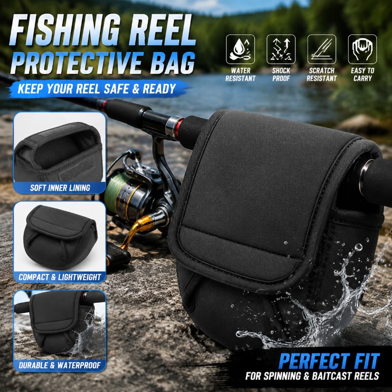 Fishing Reel Protective Cover  - Fishing Equipment Bag ulasan dan harga
