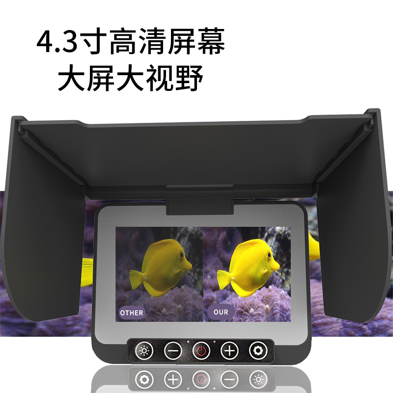 4.3Inch IPS Screen 1000TVL Und - Underwater Fishing Camera ulasan dan harga