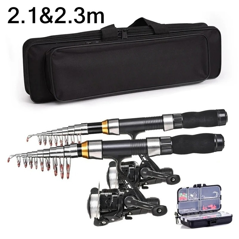 BRAVMAK 2.1/ 2.3 mTelescopic F - Fishing Equipment Bag ulasan dan harga